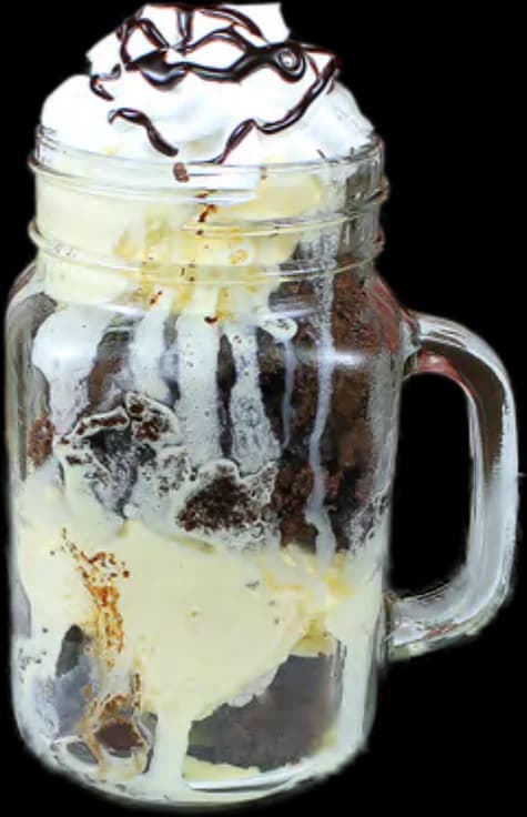Brownie con helado