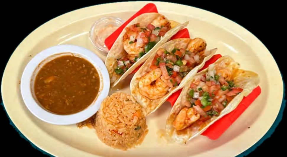Tacos de camarón